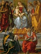Luca Signorelli, Virgin Enthroned with Saints